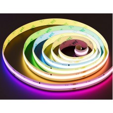 Tira PIXEL LED Digital Flexible 24V 14W/mt COB IP20 RGB, rollo 10 metros